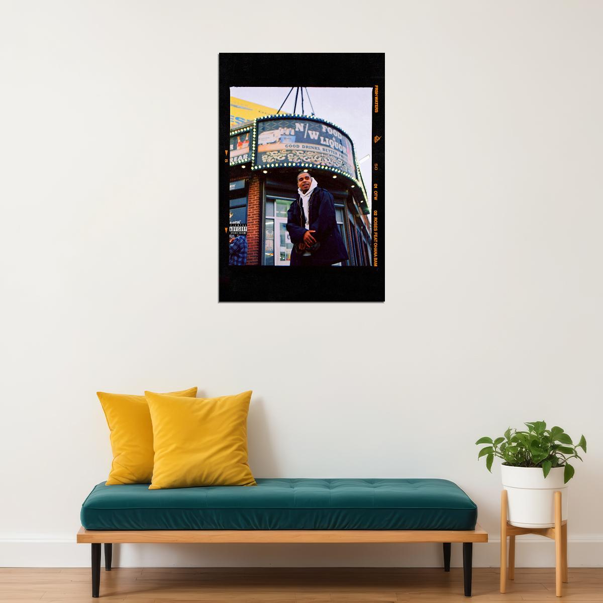 Frsh Waters Flowers Musician Poster Wall Art Print Home Wall Decor - xonomax