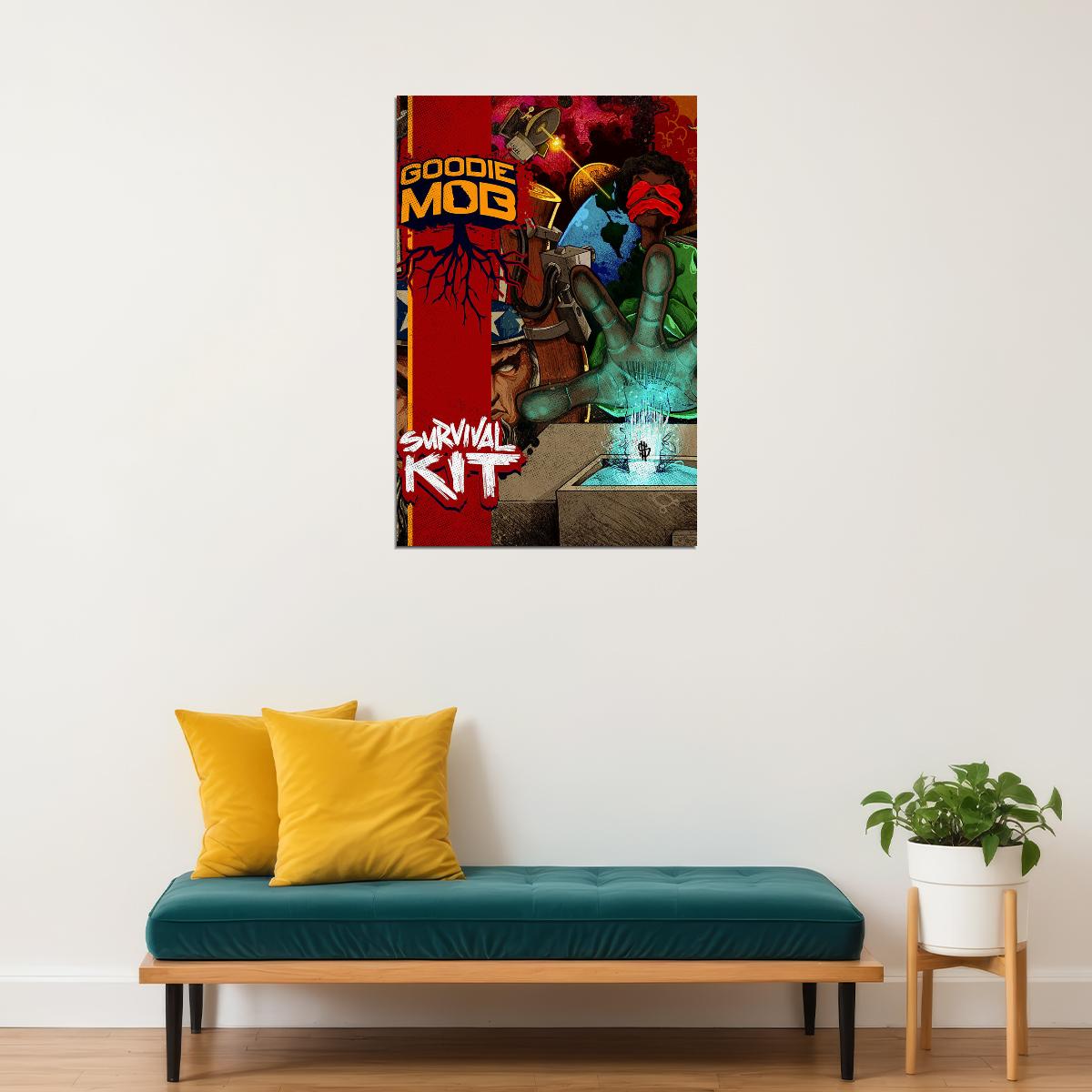 Goodie Mob Album Survival Kit Music Poster Wall Art Print Home Wall Decor - xonomax