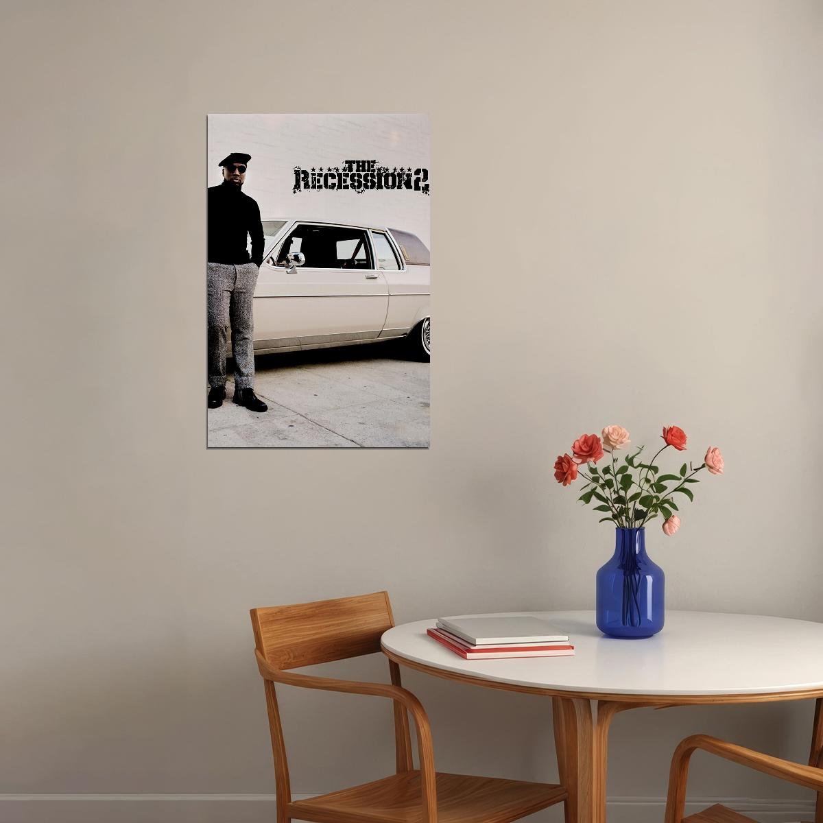 Jeezy Album The Recession 2 Music Poster Wall Art Print Home Wall Decor - xonomax