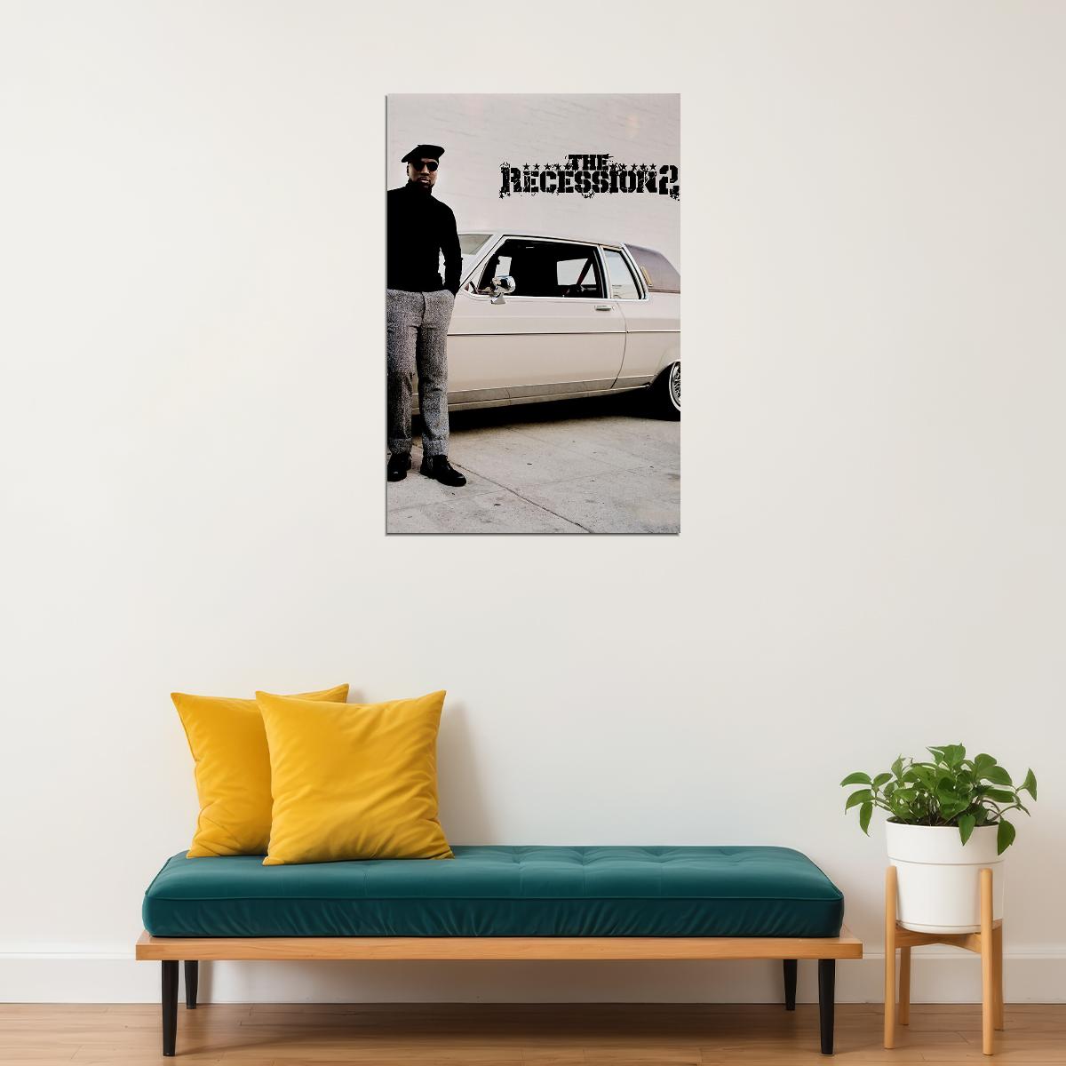 Jeezy Album The Recession 2 Music Poster Wall Art Print Home Wall Decor - xonomax
