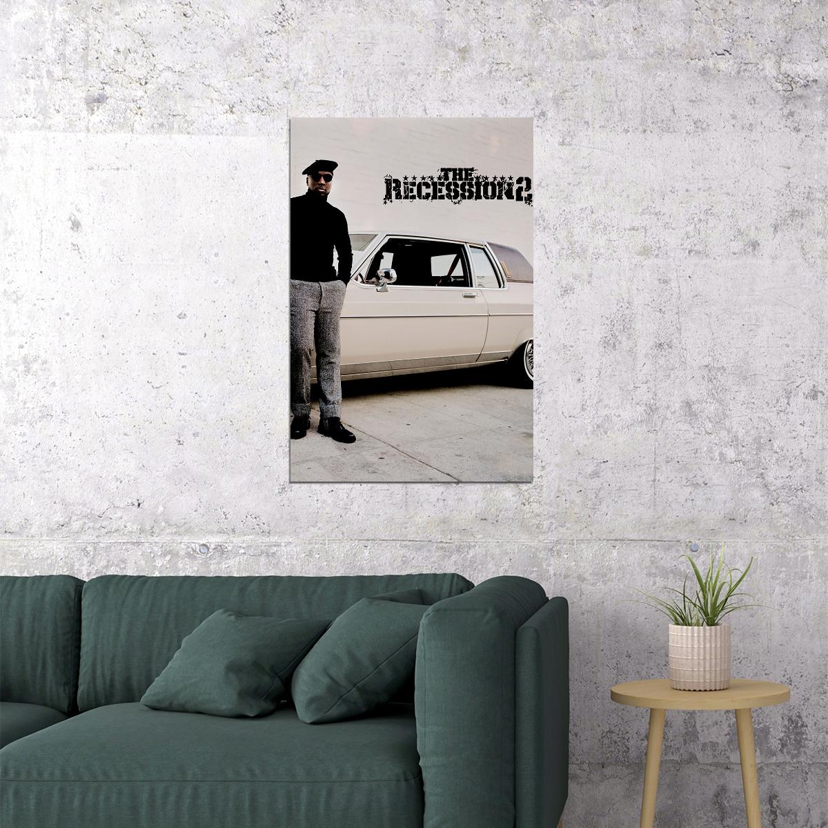 Jeezy Album The Recession 2 Music Poster Wall Art Print Home Wall Decor - xonomax