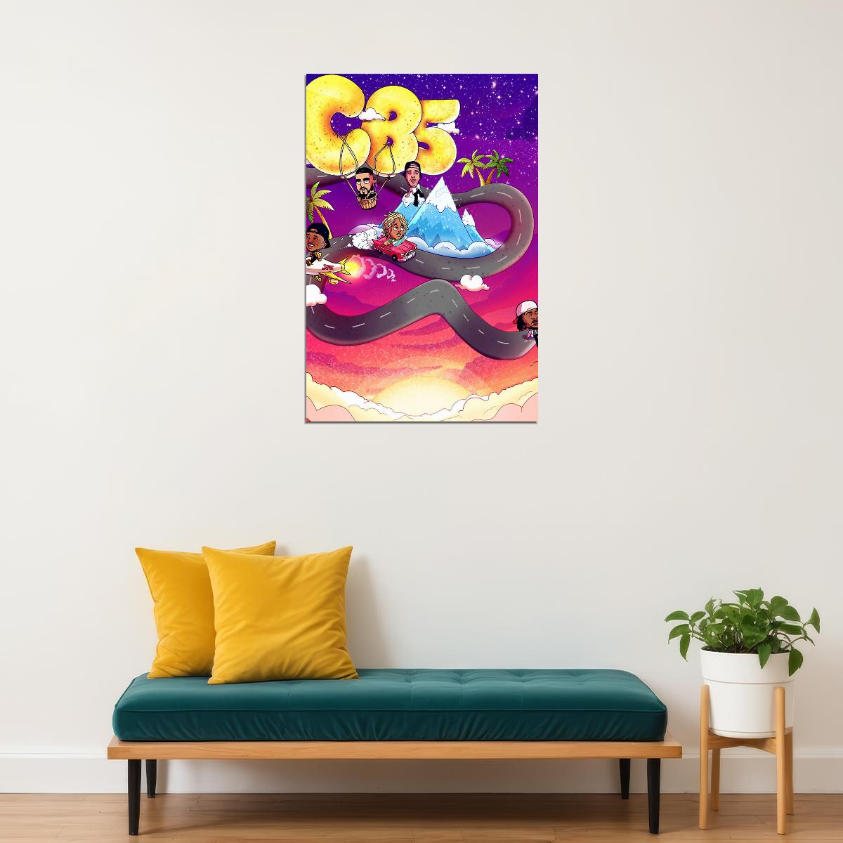French Montana Cb5 Music Poster Wall Art Print Home Wall Decor - xonomax