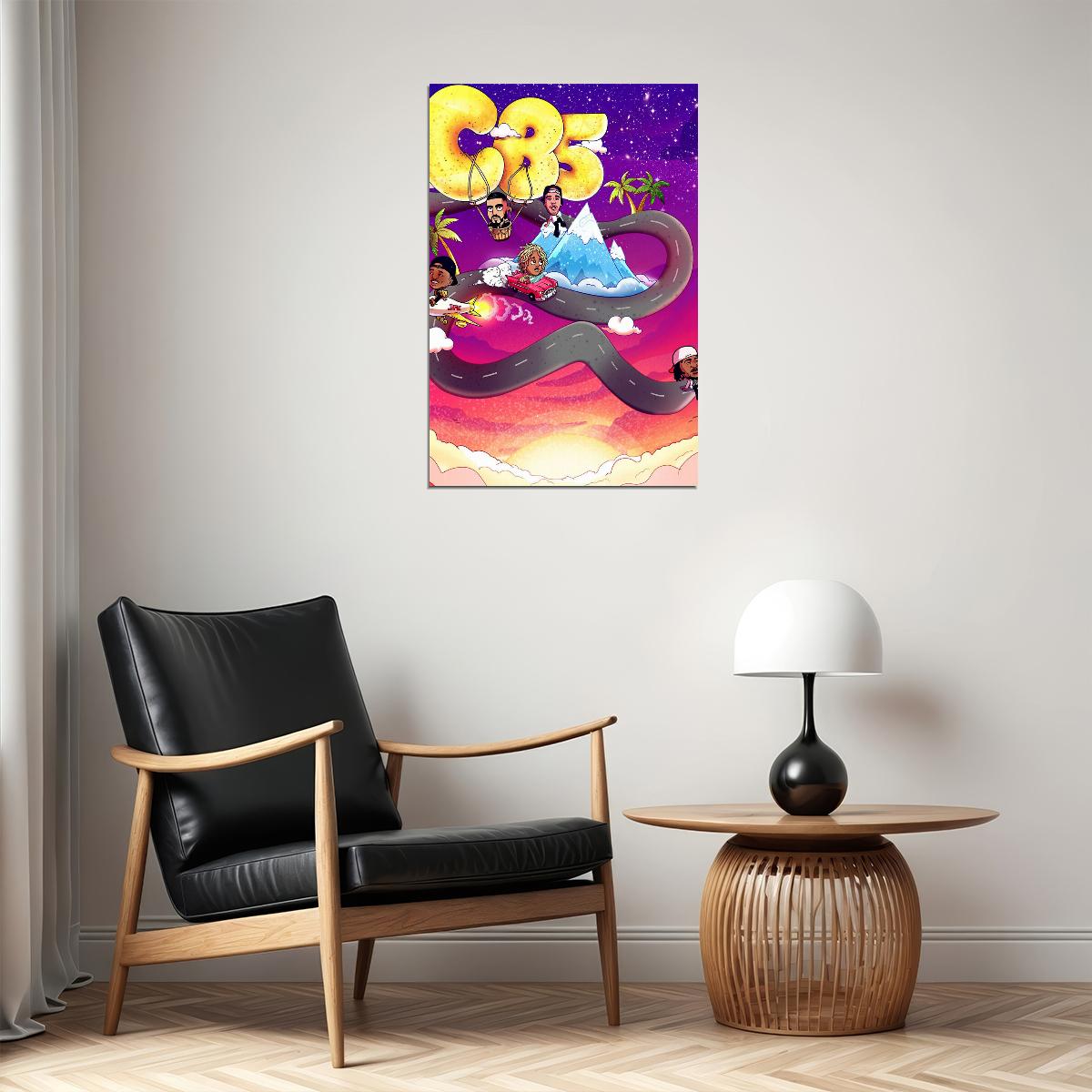 French Montana Cb5 Music Poster Wall Art Print Home Wall Decor - xonomax