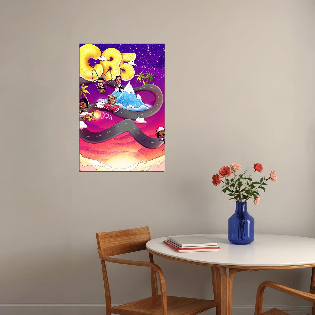 French Montana Cb5 Music Poster Wall Art Print Home Wall Decor - xonomax