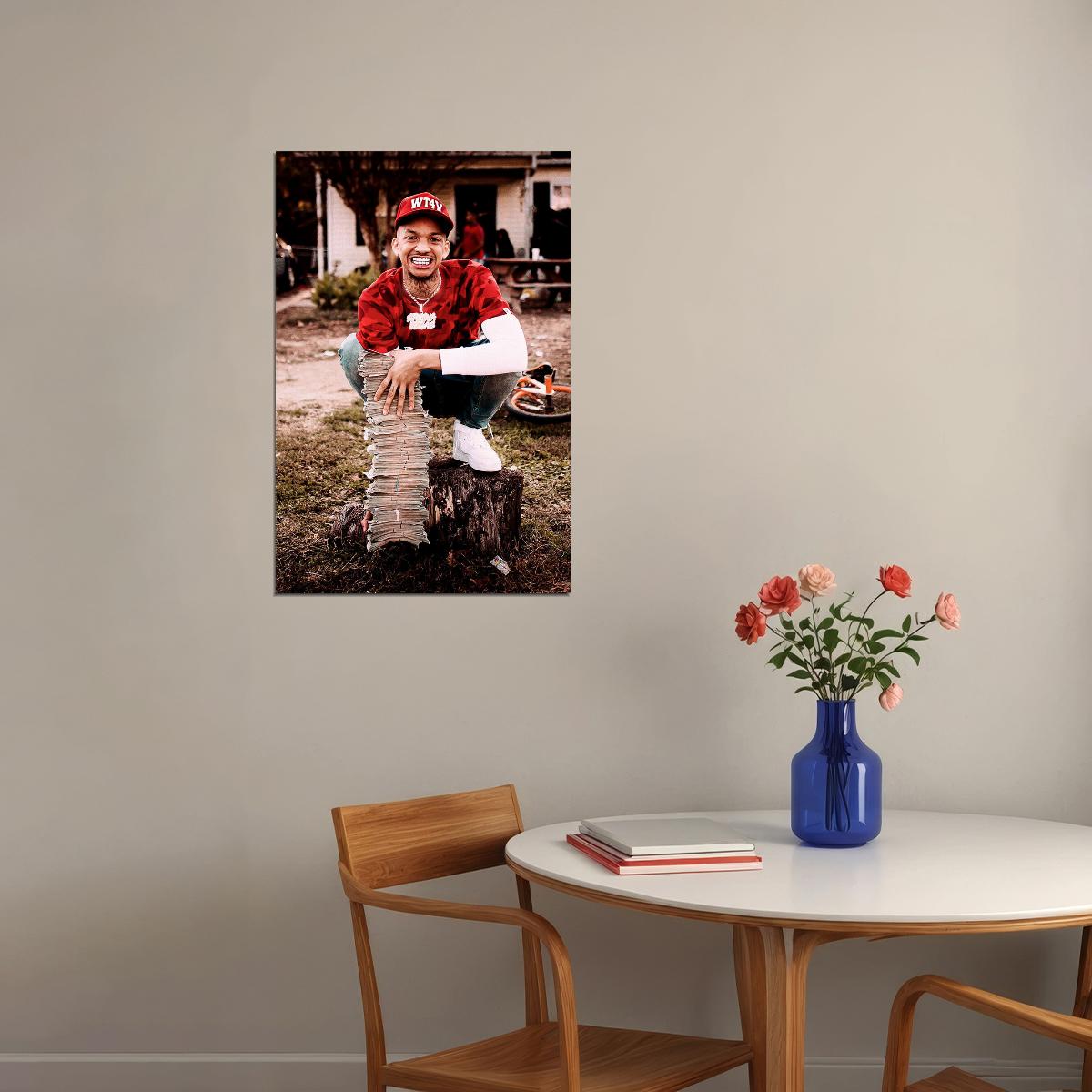 Stunna 4 Vegas Album Welcome To 4 Music Poster Wall Art Print Home Wall Decor - xonomax