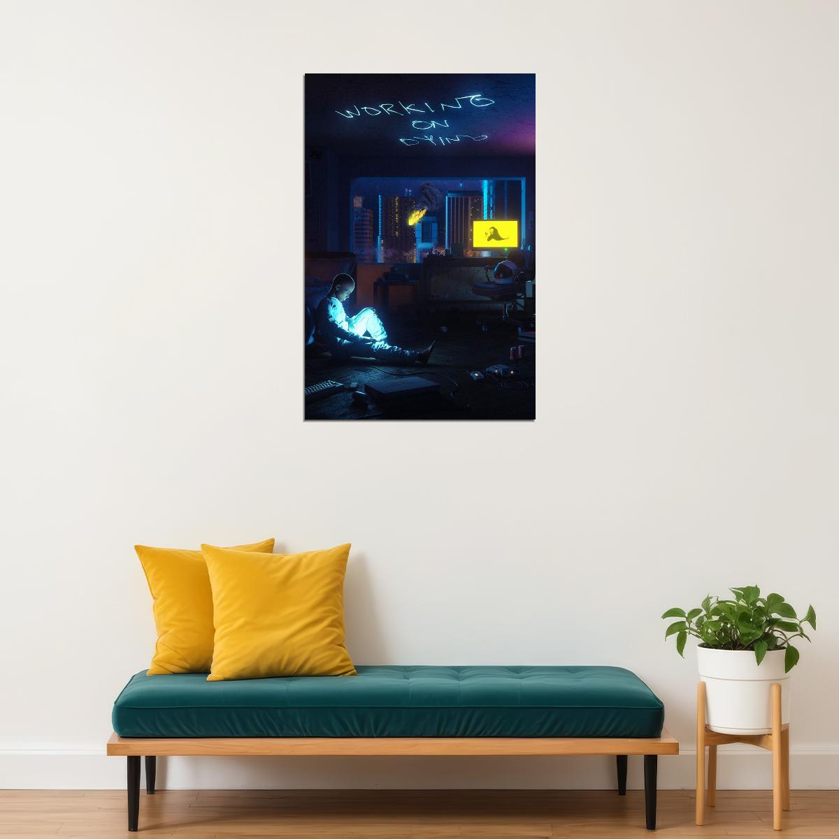 Working On Dying Album Waiting To Die Poster Wall Art Print Home Wall Decor - xonomax