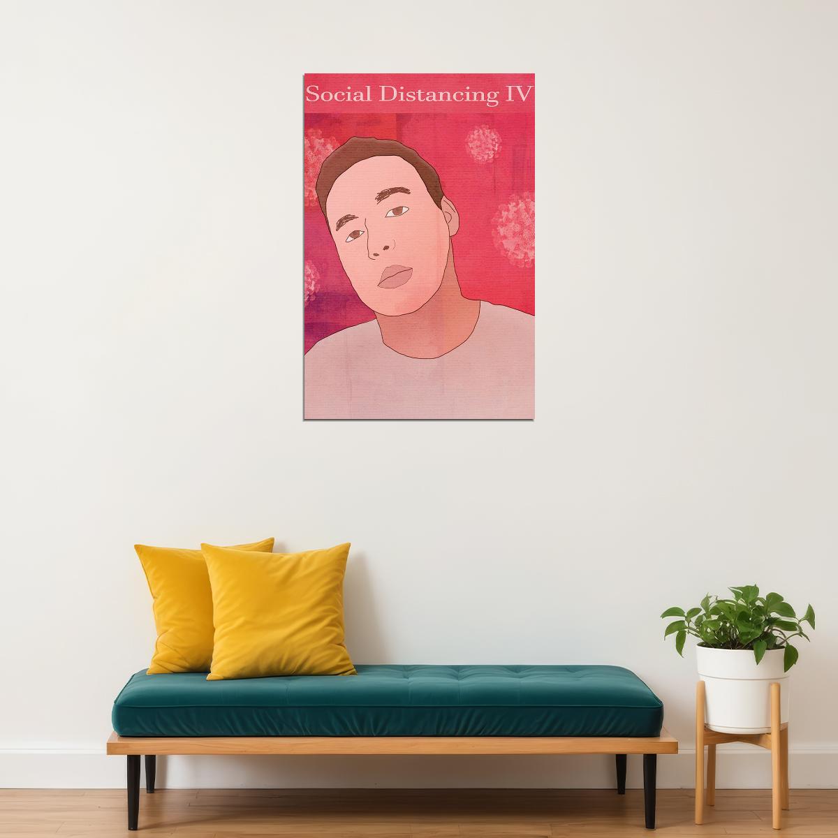Zeuz Music Album Social Distancing 4 Poster Wall Art Print Home Wall Decor - xonomax