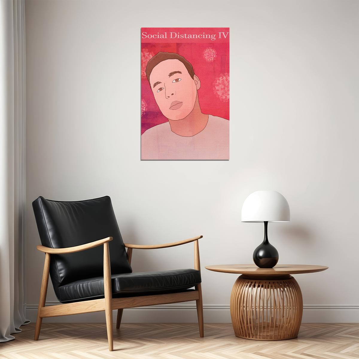 Zeuz Music Album Social Distancing 4 Poster Wall Art Print Home Wall Decor - xonomax