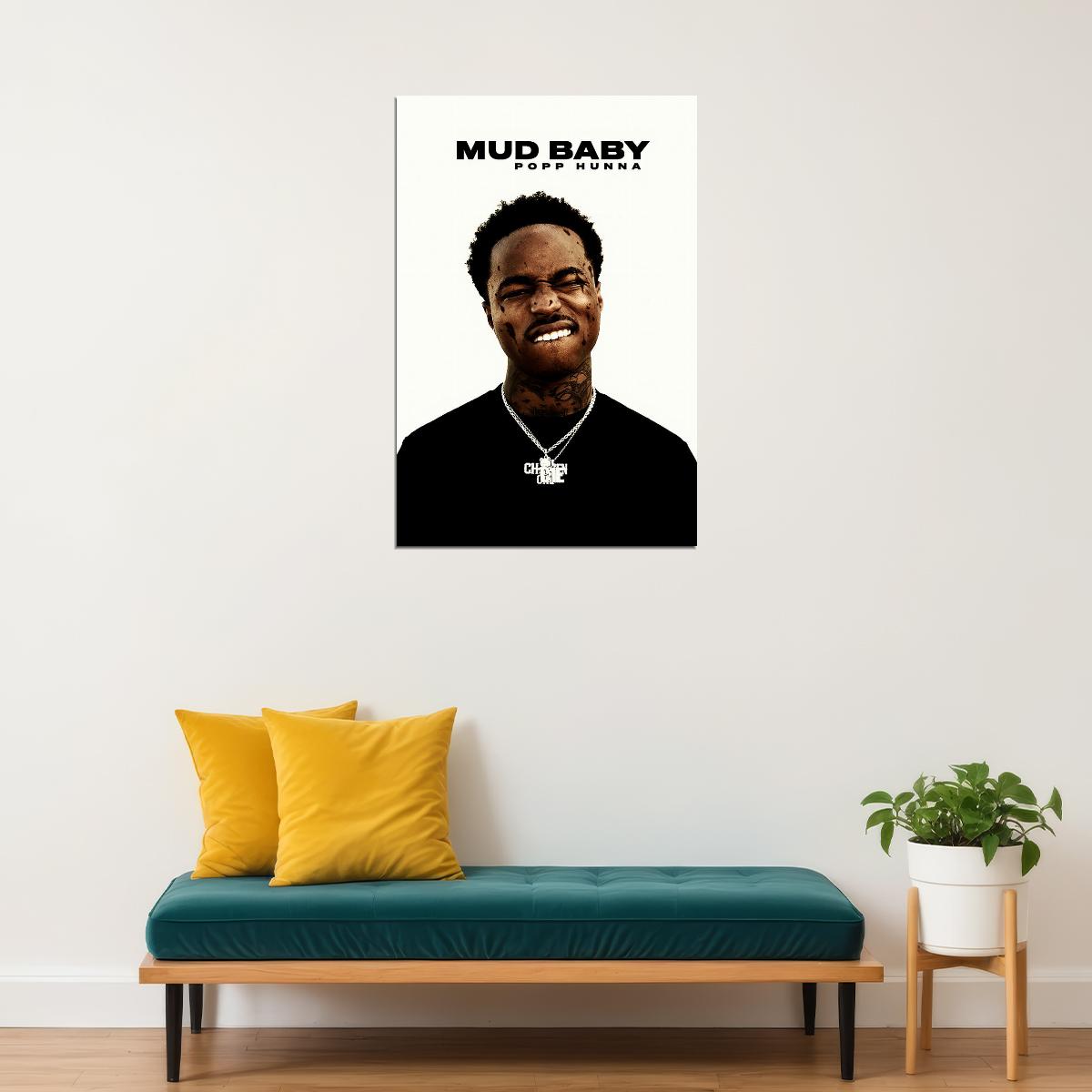 Popp Hunna Album Mud Baby Poster Wall Art Print Home Wall Decor - xonomax