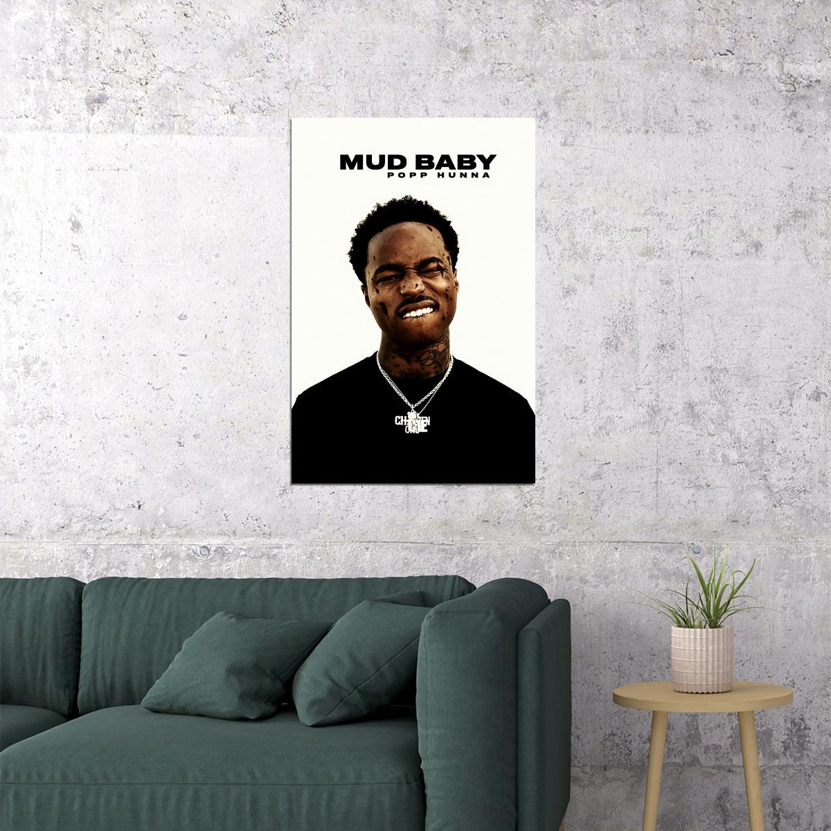 Popp Hunna Album Mud Baby Poster Wall Art Print Home Wall Decor - xonomax