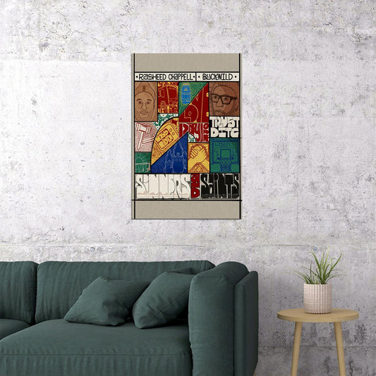 Rasheed Chappell Buckwild Sinners And Saints Poster Wall Art Print Home Wall Decor - xonomax