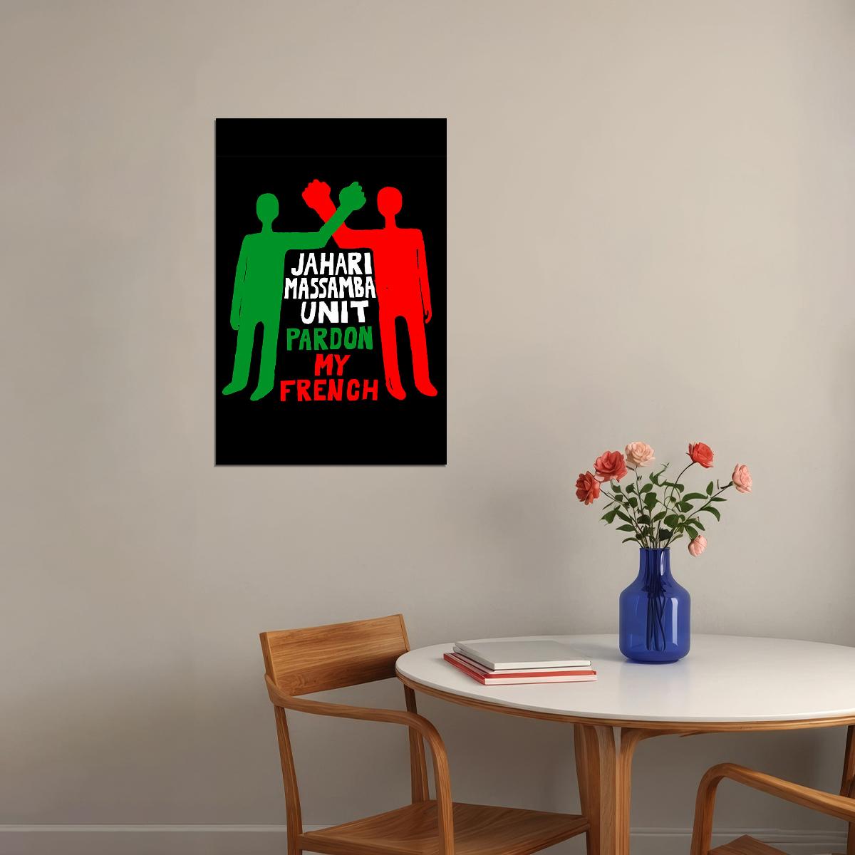 Madlib Karriem Riggins Pardon My French Poster Wall Art Print Home Wall Decor - xonomax