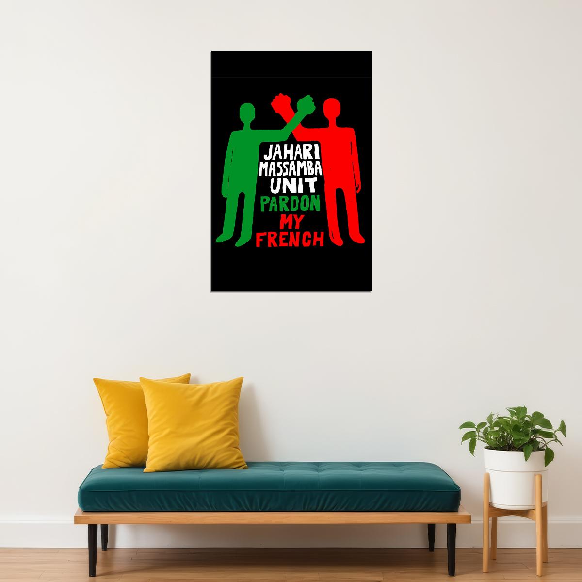 Madlib Karriem Riggins Pardon My French Poster Wall Art Print Home Wall Decor - xonomax