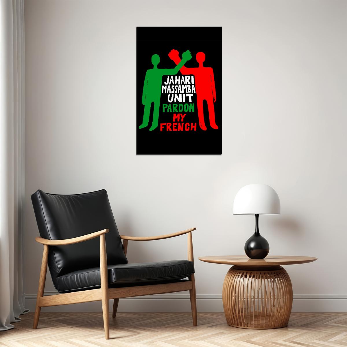 Madlib Karriem Riggins Pardon My French Poster Wall Art Print Home Wall Decor - xonomax