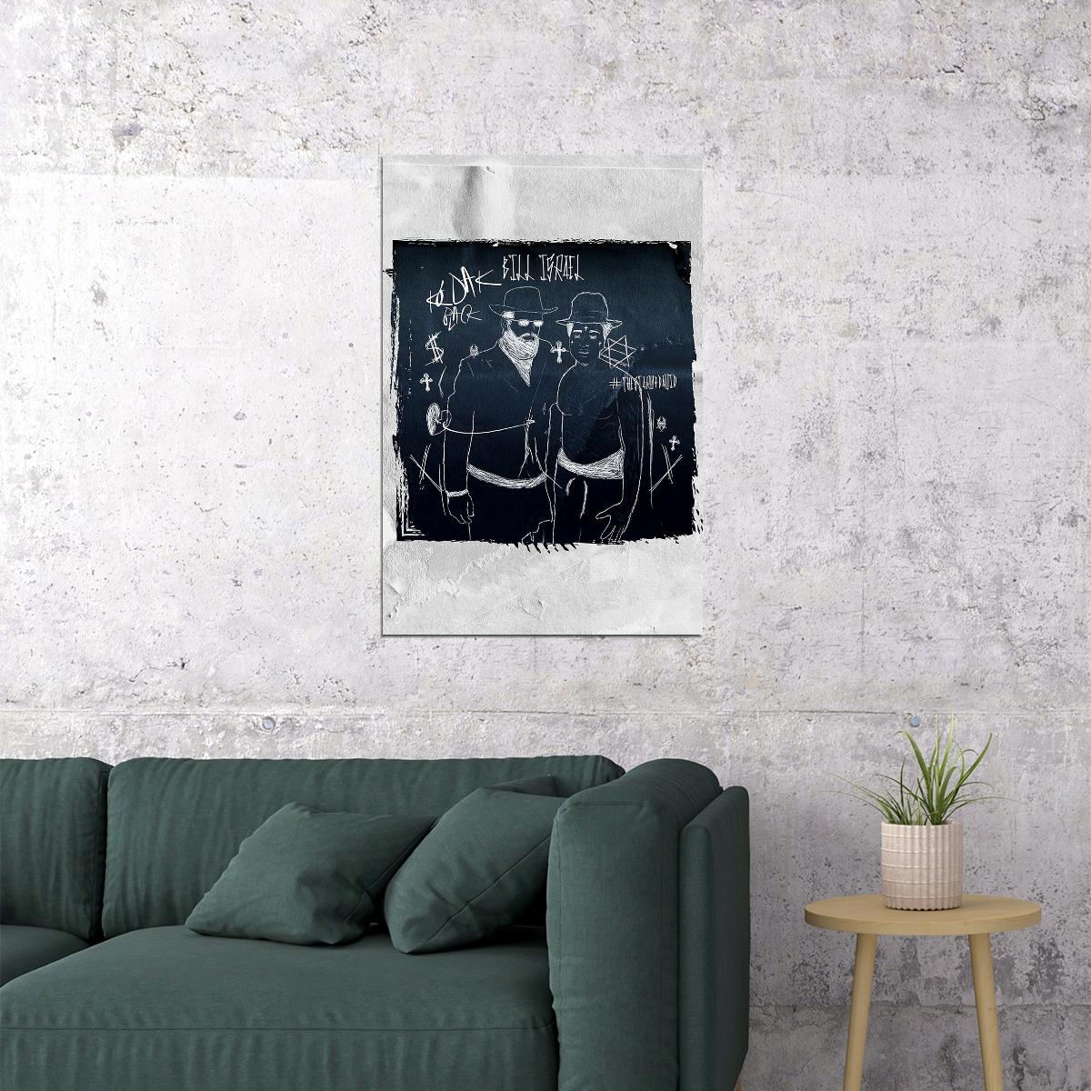 Kodak Black Bill Israel Cover Poster Wall Art Print Home Wall Decor - xonomax