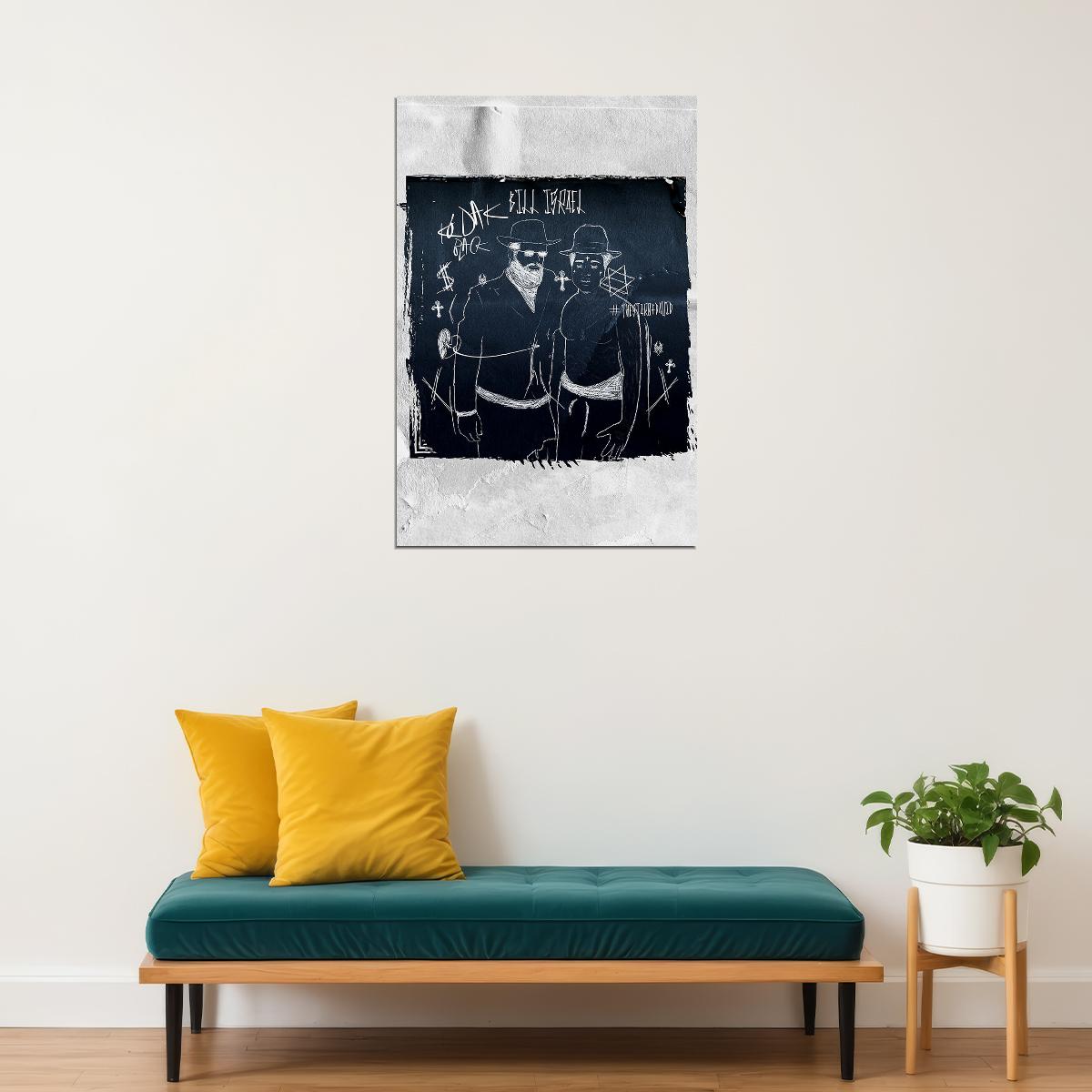 Kodak Black Bill Israel Cover Poster Wall Art Print Home Wall Decor - xonomax