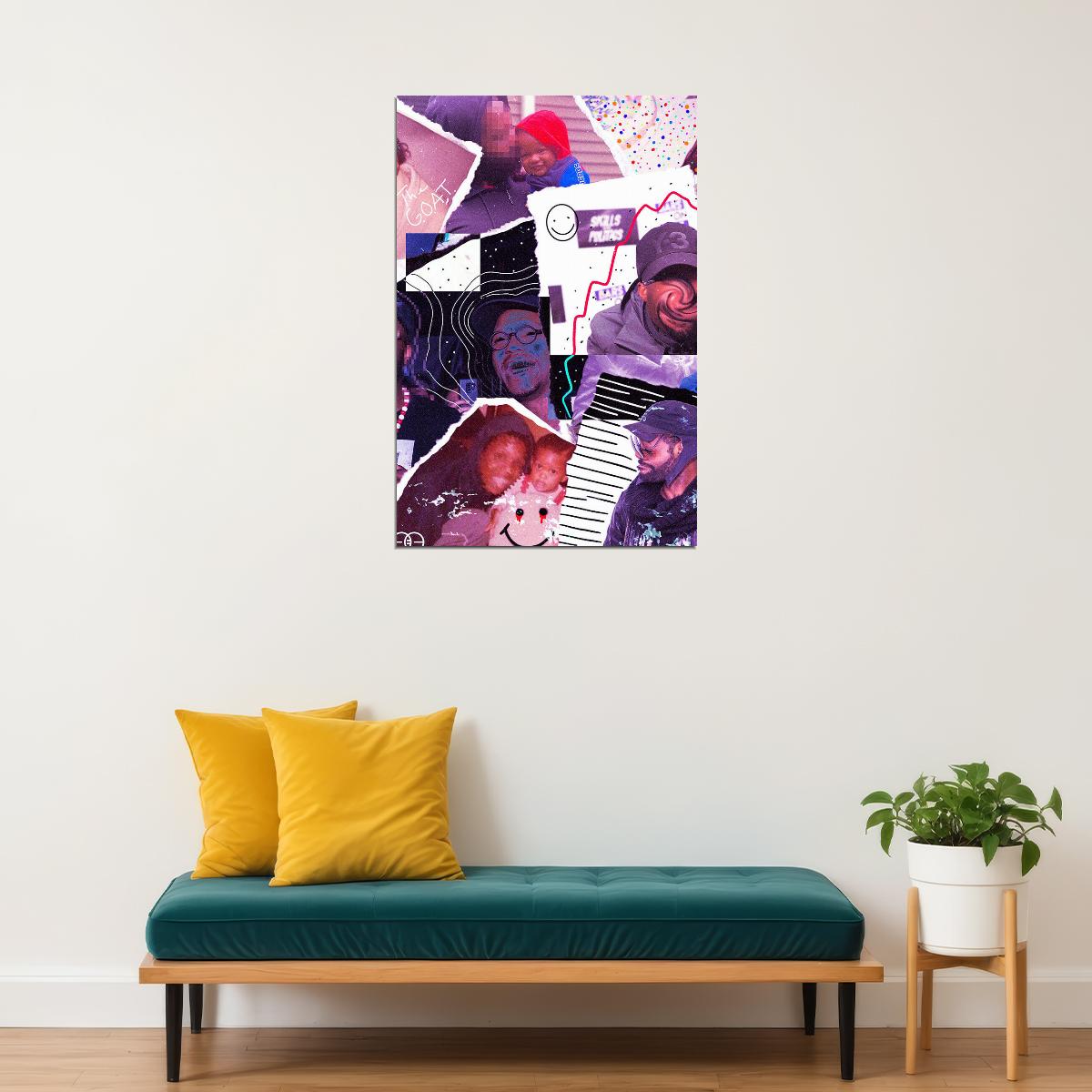 Mickey Factz Album Warped Collages Poster Wall Art Print Home Wall Decor - xonomax
