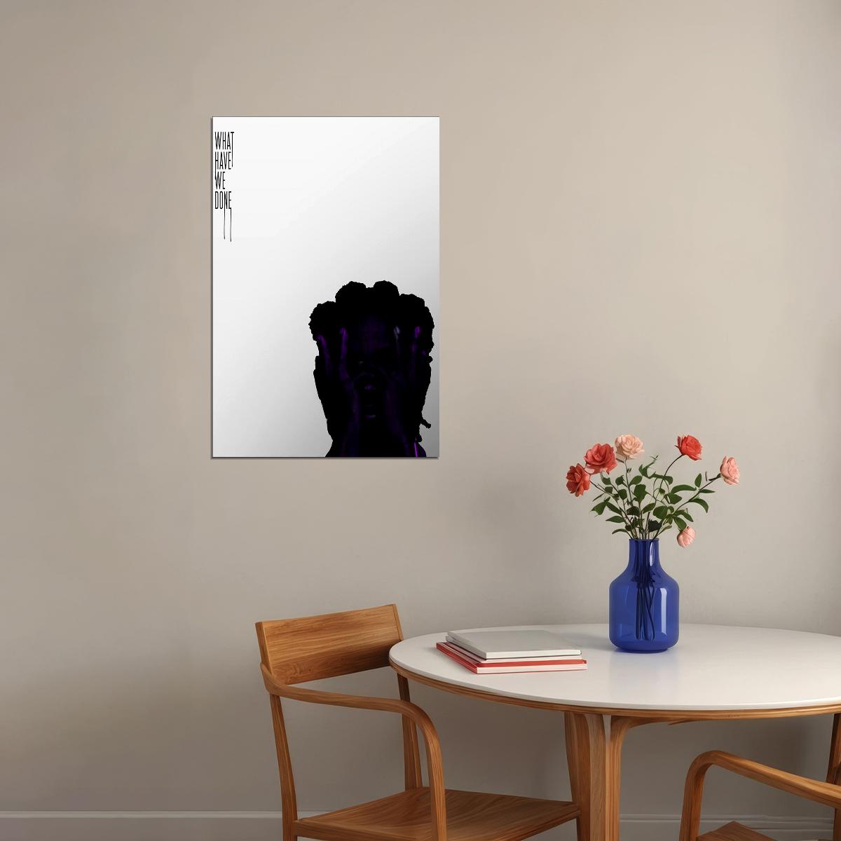 Omah Lay Album What Have We Done Poster Wall Art Print Home Wall Decor - xonomax