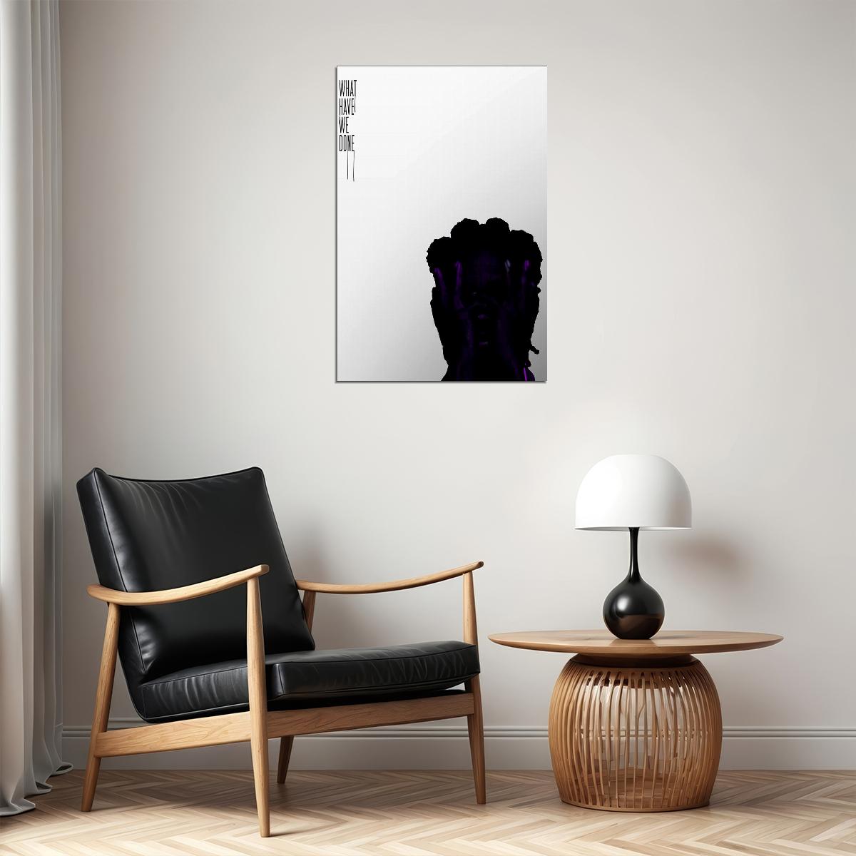 Omah Lay Album What Have We Done Poster Wall Art Print Home Wall Decor - xonomax