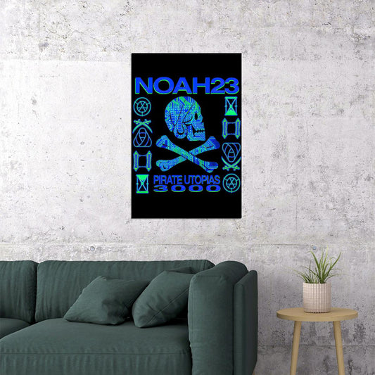 Noah23 Rapper Pirate Utopias 3000 Poster Wall Art Print Home Wall Decor - xonomax