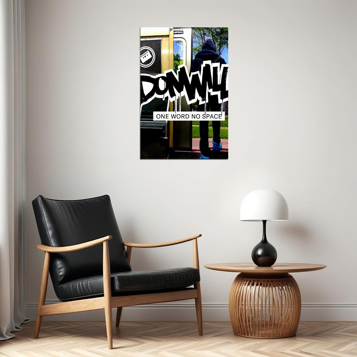 Donwill Rapper Space Cover Poster Wall Art Print Home Wall Decor - xonomax