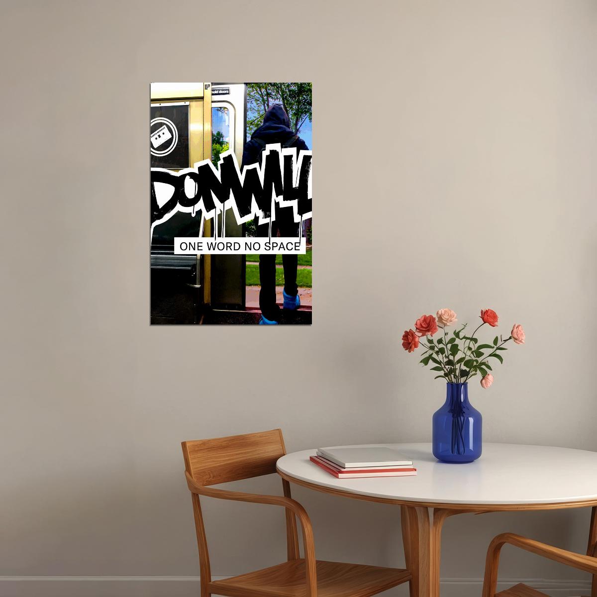 Donwill Rapper Space Cover Poster Wall Art Print Home Wall Decor - xonomax