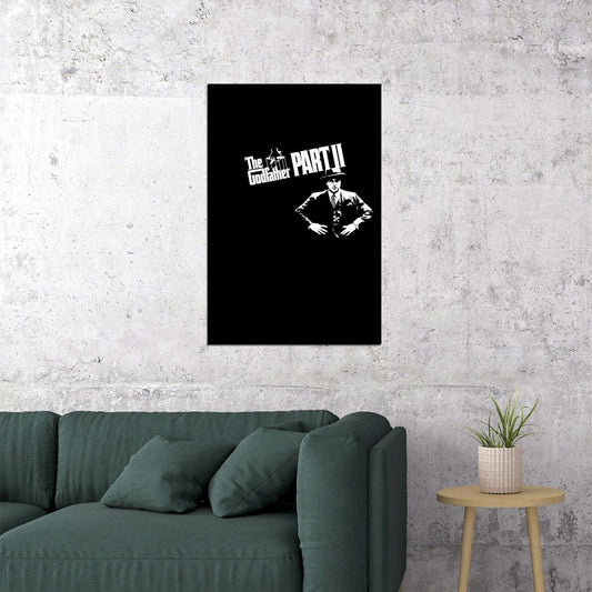 The Godfather Part Ii Classic Movie Action Crime Poster Wall Art Print Home Wall Decor - xonomax
