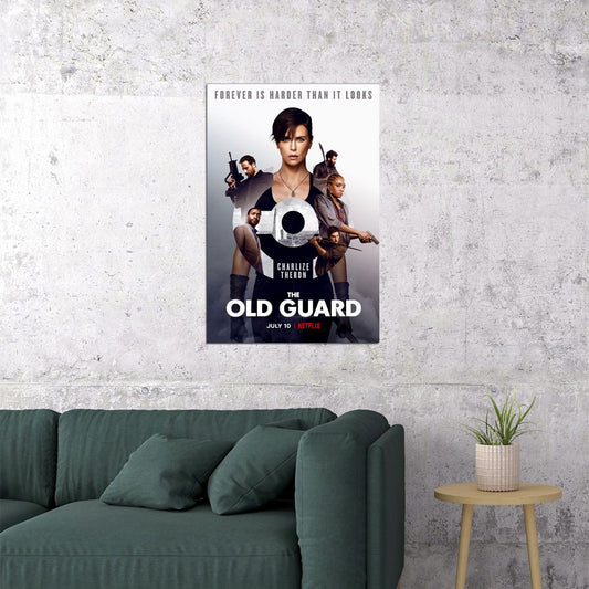 The Old Guard Movie Action Fantasy Adventure Poster Wall Art Print Home Wall Decor - xonomax