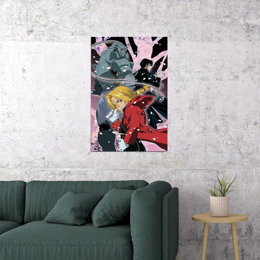Fullmetal Alchemist Edward Elric Action Animation Poster Wall Art Print Home Wall Decor - xonomax