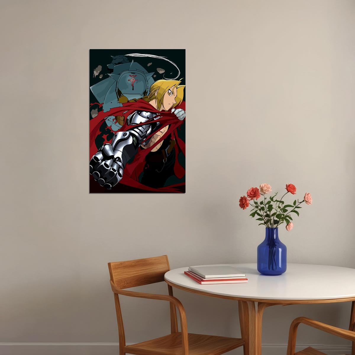 Fullmetal Alchemist Edward Elric Animation Action Poster Wall Art Print Home Wall Decor
