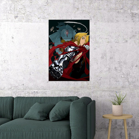 Fullmetal Alchemist Edward Elric Animation Action Poster Wall Art Print Home Wall Decor - xonomax