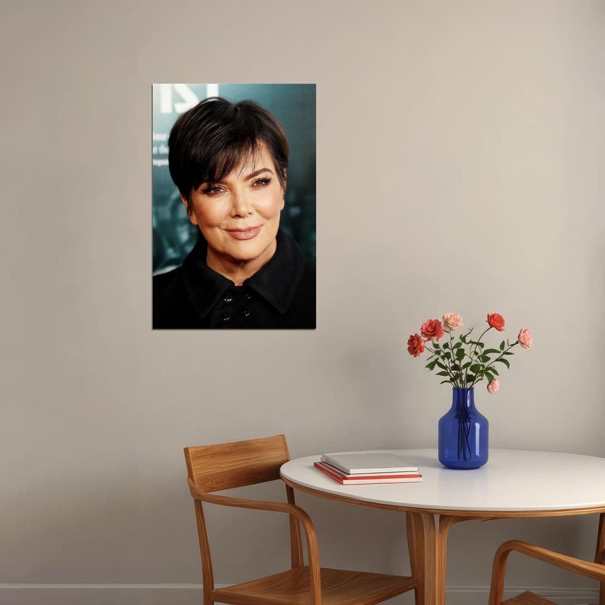 Kris Jenner Great Inspirational Media Personality Poster Wall Art Print Home Wall Decor