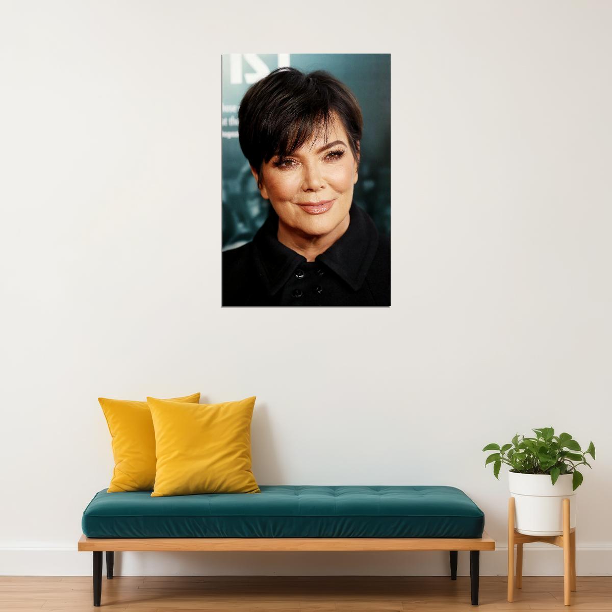 Kris Jenner Great Inspirational Media Personality Poster Wall Art Print Home Wall Decor
