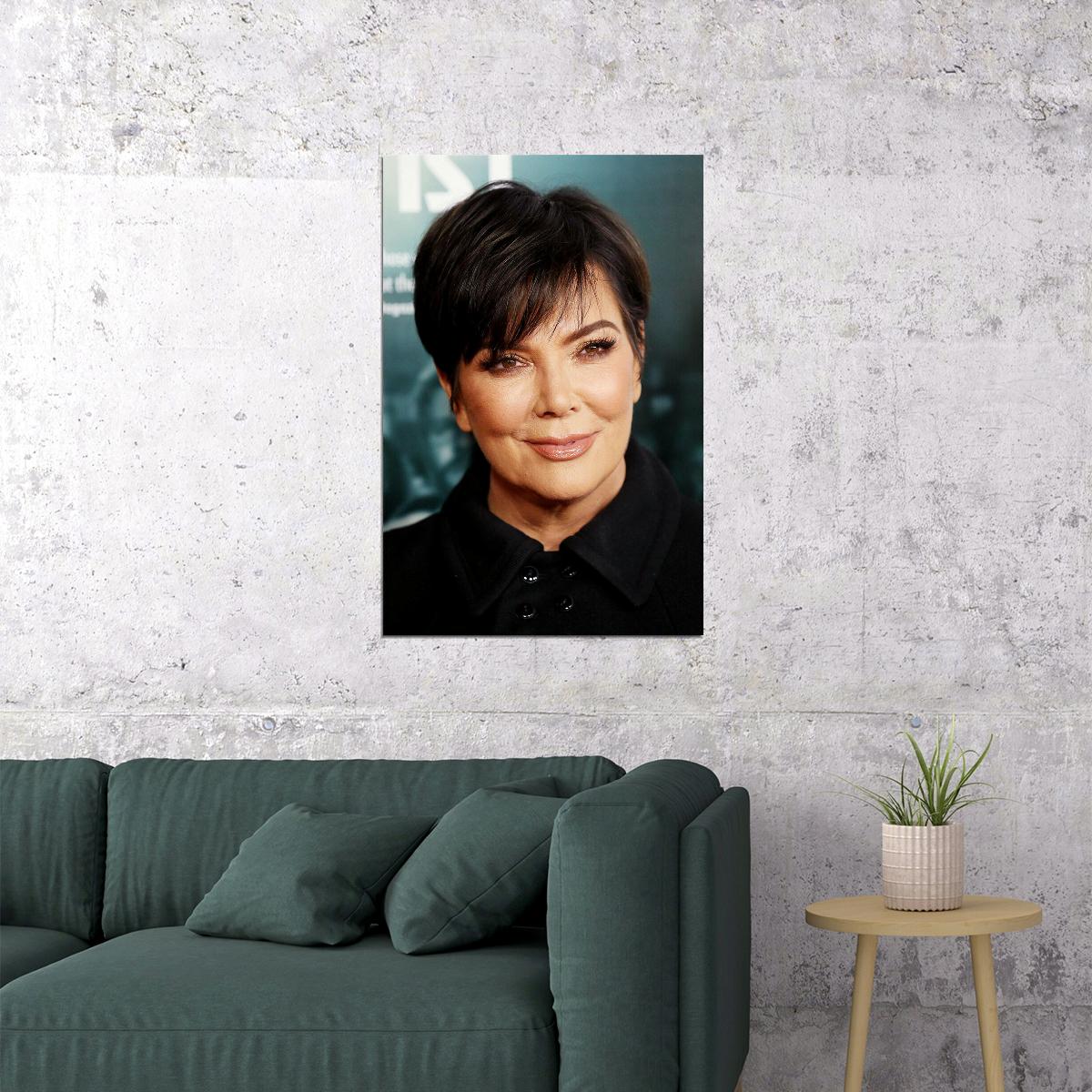 Kris Jenner Great Inspirational Media Personality Poster Wall Art Print Home Wall Decor