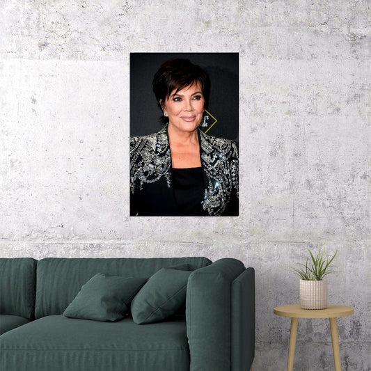 Kris Jenner Great Inspirational Media Personality Poster Wall Art Print Home Wall Decor - xonomax