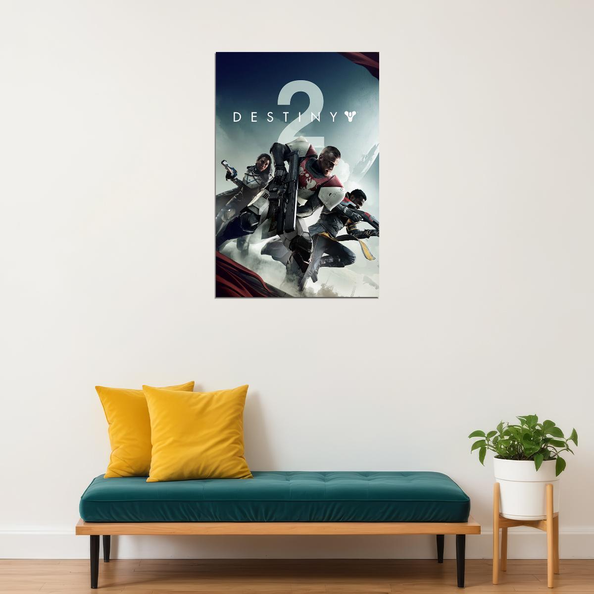 Destiny 2 Video Game Role Playing Game Poster Wall Art Print Home Wall Decor