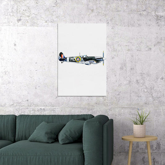 Supermarine Aircraft Planes Sky Poster Wall Art Print Home Wall Decor - xonomax