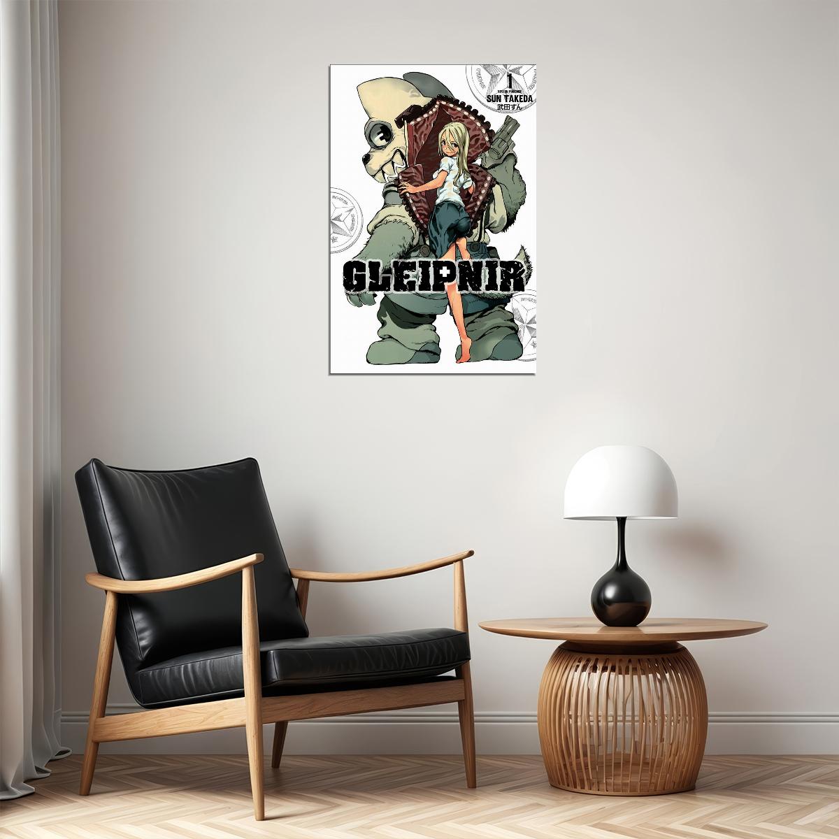 Gleipnir Anime Action Fantasy Adventure Poster Wall Art Print Home Wall Decor