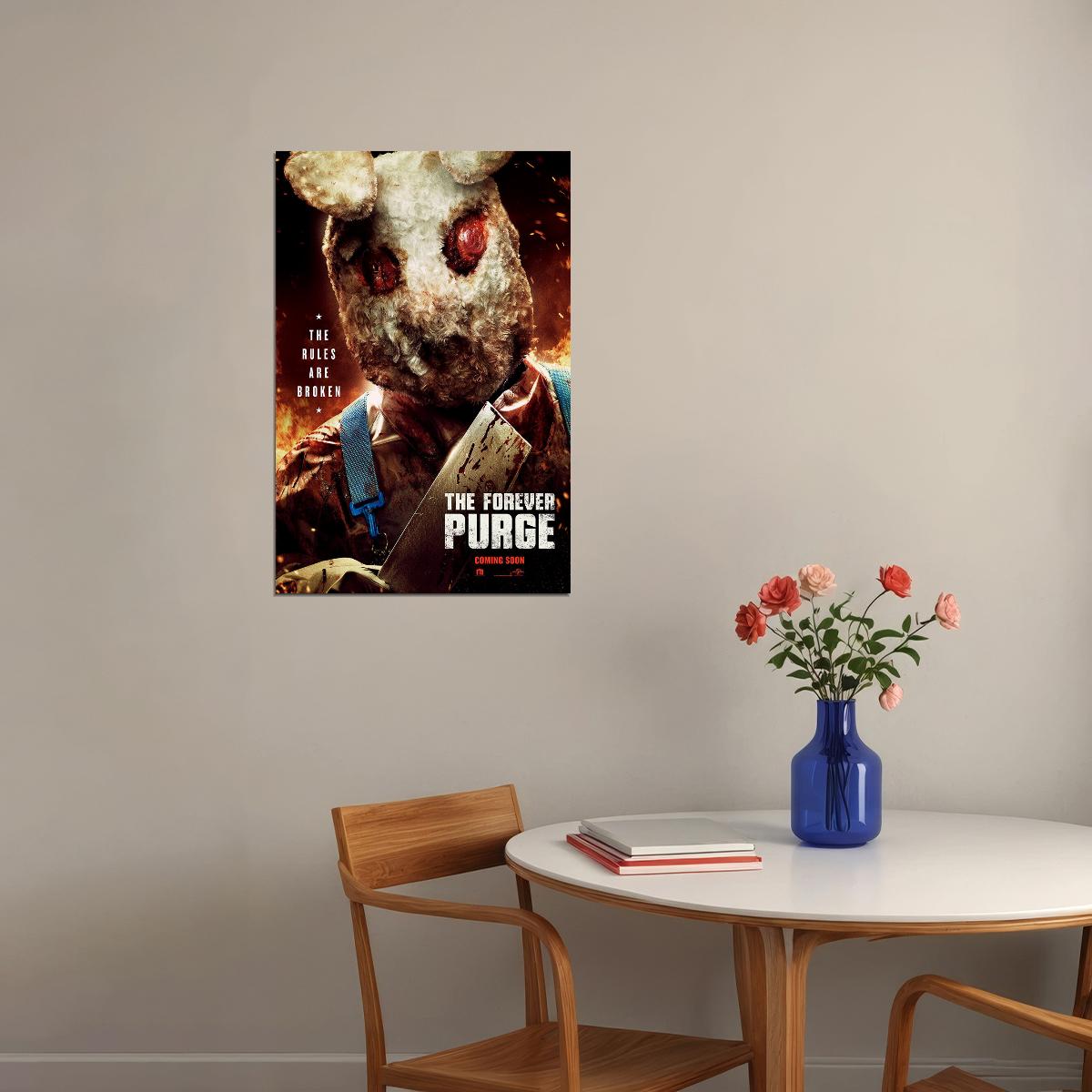 The Forever Purge 2021 Movie Poster Wall Art Print Home Wall Decor - xonomax