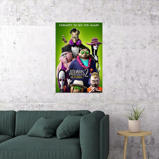 The Addams Family 2 Movie Animation Poster Wall Art Print Home Wall Decor - xonomax