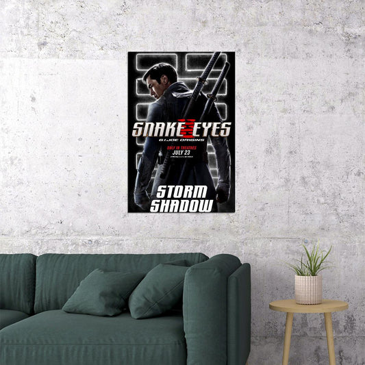 Snake Eyes Movie Gi Joe Origins Poster Wall Art Print Home Wall Decor - xonomax