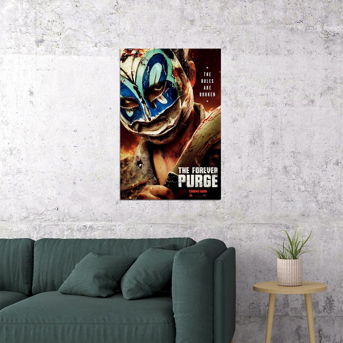 The Forever Purge Movie Poster Wall Art Print Home Wall Decor - xonomax