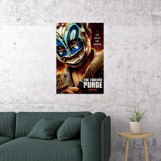 The Forever Purge Movie Poster Wall Art Print Home Wall Decor - xonomax