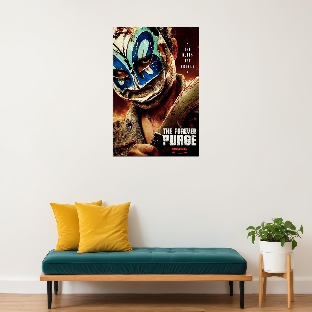 The Forever Purge Movie Poster Wall Art Print Home Wall Decor - xonomax