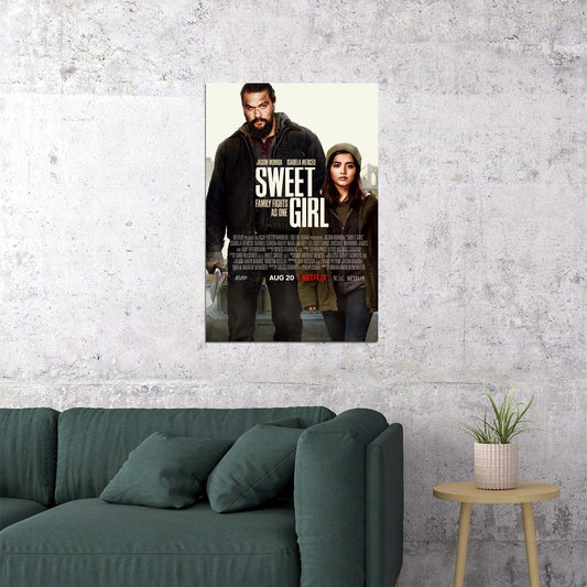 Sweet Girl 2021 Movie Poster Wall Art Print Home Wall Decor - xonomax