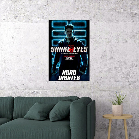 Snake Eyes 2021 Gi Joe Origins Poster Wall Art Print Home Wall Decor - xonomax