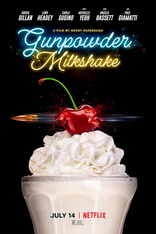 Gunpowder Milkshake 2021 Fantasy Movie Poster Wall Art Print Home Wall Decor - xonomax