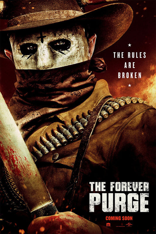 The Forever Purge 2021 Action Movie Poster Wall Art Print Home Wall Decor - xonomax