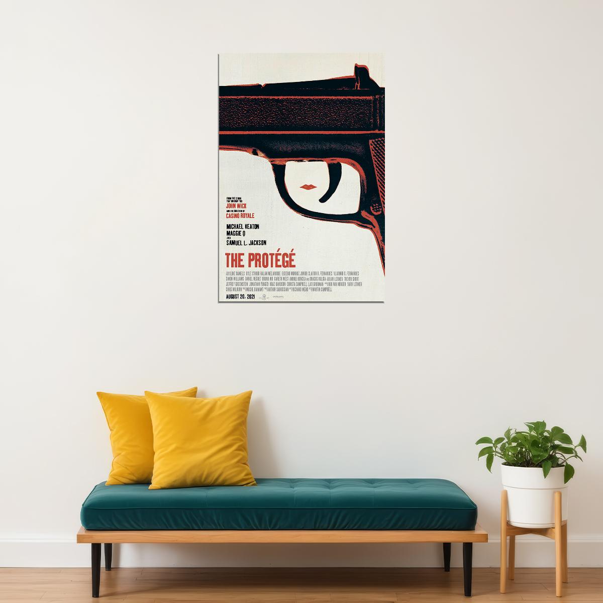 The Protégé 2021 Action Movie Poster Wall Art Print Home Wall Decor - xonomax