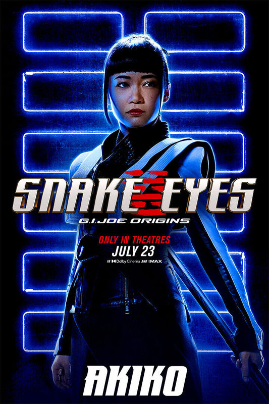 Snake Eyes 2021 Gi Joe Origins Action Movie Poster Wall Art Print Home Wall Decor - xonomax